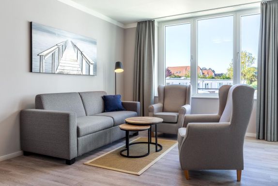 Wohn-/Essbereich mit Doppelschlafcouch