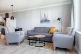 Wohn-/Essbereich mit Doppelschlafcouch