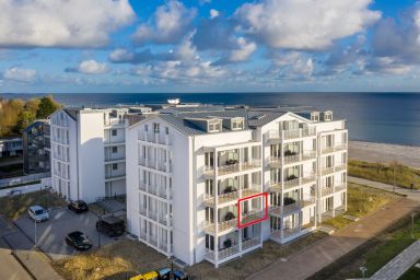 Apartmentanlage Meerblickvilla - Geschmackvolles Apartment an der Ostsee mit überdachtem Balkon und Sauna im Haus