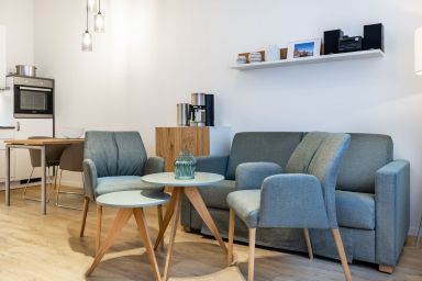 Ferienapartments am Krusespeicher - Geschmackvolles 2-Zimmer-Apartment in maritimer Lage im Alten Hafen Wismars