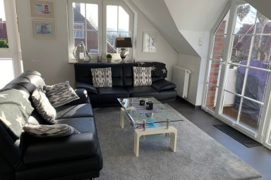 Mühlengruß - Ruhig und zentral gelegene Obergeschosswohnung (80qm) für 4 Personen mit Balkon