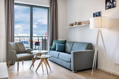 Krusespeicher - Apartment in erstklassiger Lage mit Balkon und tollem Blick auf den Alten Hafen