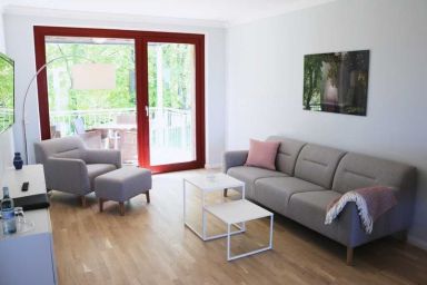 Haus Fore - Appartement Albatros - 3-Raum-Appartement "Albatros" - Haus Fore, am Nationalpark, Golfplatz, strandnah