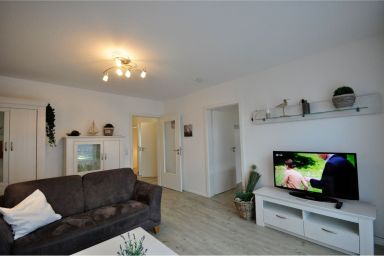 Ferienwohnung Hanne - Ferienwohnung Hanne in Werdum: Platz für bis zu 4 Gäste, mit WLAN und Terrasse
