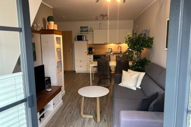 Haus Diana Wohnung Claudia - 55 m² Ferienwohnung am Stadtwald für bis zu 5 Personen und Hund mit Balkon