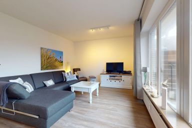 Hoernem Stuuv - 2-Zimmer-Erdgeschosswohnung im Hoernem Hüs, strandnah mit Sonnenterrasse