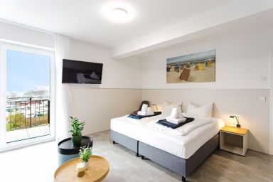 MEERholung - MEERholung FeWo 1.10 strandnahes 1-Raum-Apartment mit Balkon