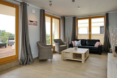 Villa Sanddorn - Villa Sanddorn Wohnung 16 – 3 Zimmer, Dachterrasse, Meerblick & strandnah für bis zu 4 Personen