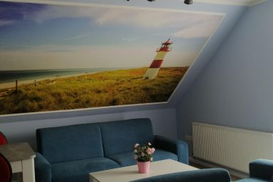 Ferienwohnung für zwei Personen mit Südbalkon in Dornum, Nordseeküste