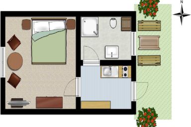 Helms Hüsing - Appartement Peting