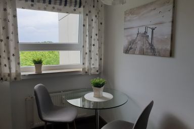 191 Ferienwohnung Deichbrücke - 191  3-Zimmer FeWo mit Südbalkon und Meerblick