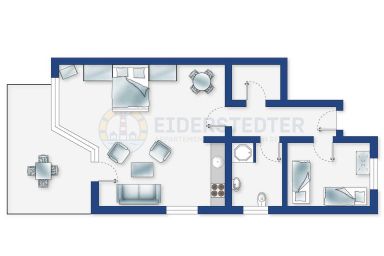Wohnung 3 im Haus B (ID 085) - Wohnung 3B (ID 085)