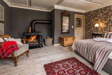 Pommernhaus Historisches Colonistenhaus Sauna Kamin Boot - Romantisch Übernachten mit offenem Kamin