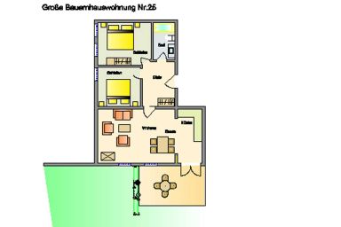 Bauernhaus - Bauernhaus Wohnung 25