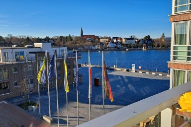 Apartment 28, Blickrichtung Innenstadt/Binnenhafen