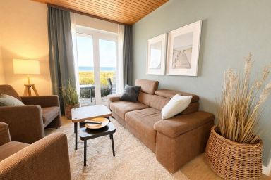 Ferienwohnung  NW 26 Terrasse mit Meerblick