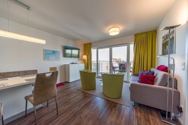 NordseeResort Friesland - Tolles Apartment mit Infrarotsauna und Balkon mit wunderschönem Panoramablick!