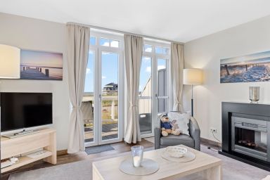 Resort Deichgraf - Erstklassige Ferienwohnung mit großartigem Meerblick, Sauna und zwei Balkonen!
