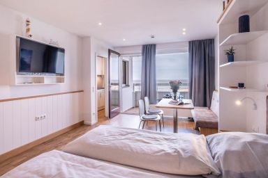 Hochhaus - Fantastischer Meerblick! Ferienwohnung für 2 Personen im Büsumer Hochhaus