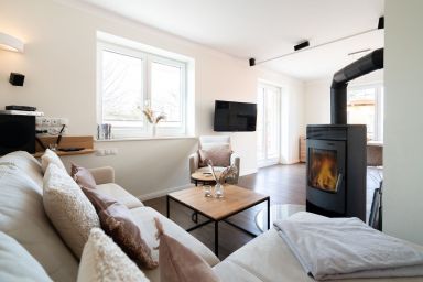 54° Nord - Moderne, gemütliche Ferienwohnung mit Dachterrasse, Sauna und Kamin