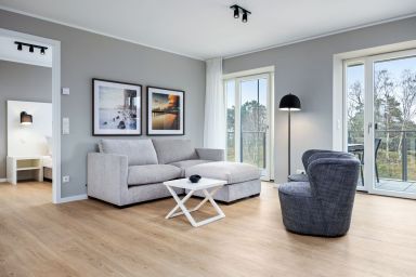 Strandresidenzen Binz-Prora - 102 qm großes, komfortables Apartment mit Balkon und zwei Bädern an der Ostsee