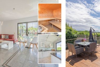 Sonnendeck - Geräumiges Ferienhaus in Ückeritz mit Sauna, Garten und viel Platz für 12 Gäste