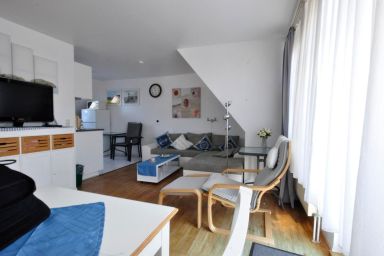 Ferienwohnung Am Yachthafen 24 Whg. 8 "Yachthus" - Ferienwohnung Am Yachthafen 24 Whg. 8 Yachthus mit Balkon nahe Sandstrand