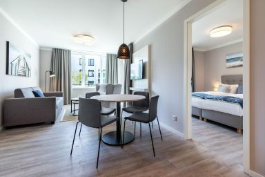 Godewindpark Travemünde - Komfortables Apartment mit überdachtem Balkon am Godewindpark Travemünde