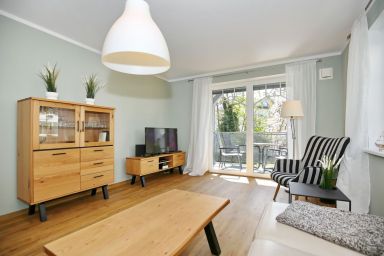 Hermannstraße 16a - 3-Zimmer-Ferienwohnung mit 2 Balkonen für 4 Erwachsene und 1 Kind