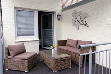 Appartement in Borkum mit Großer Terrasse