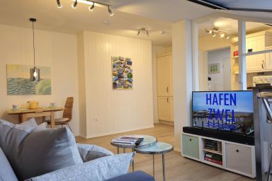 HAFEN ZWEI - Appartement/Fewo, Dusche und Bad, WC, 1 Schlafraum