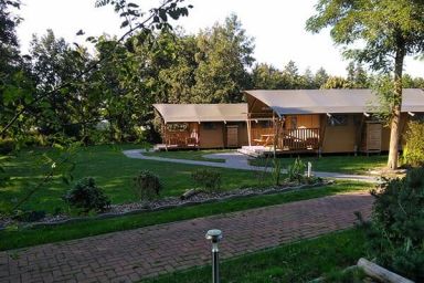 Freizeitpark am Emsdeich - Safari Zeltlodge 2 mit eigener Küche und Bad