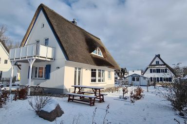 E8 Reetdach Ferienhaus Ostseebad Rerik - E8: 4-Raum-Reetdachhaus Strandvogel mit Sauna und Kamin