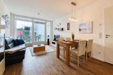 Appartement Meeresliebe im Dünenresort Binz mit Südbalkon - Appartement mit 1 SZ + Schlafsofa - Aufbettung 3./4. P.