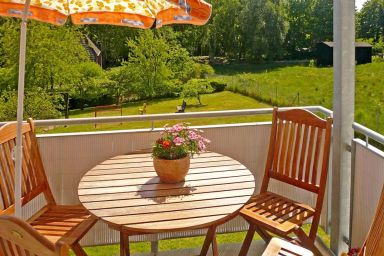 Haus Seeschwalbe im Ostseebad Göhren - 3 Zimmer Apartment mit Süd-Balkon oder Süd-Terrasse