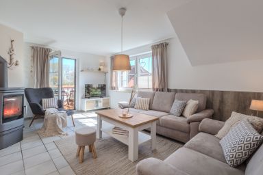 Wenkendeck – Große Maisonette mit Kamin & Balkon