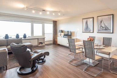 Dünenhof zum Kronprinzen, App. 55 - Moderne 2-Zimmerwohnung mit Meerblick und ca. 65 m², für bis zu 4 Personen