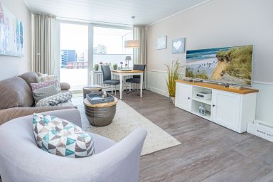App. Sonnenzauber - 1-Zimmer-Ferienwohnung mit Balkon in Westerland, direkt am Meer.
