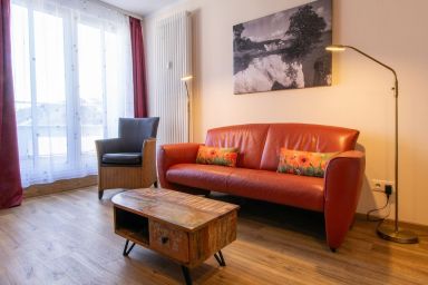Seehof - Hundefreundliche Ferienwohnung für zwei mit tollem Balkon und direktem Meerblick