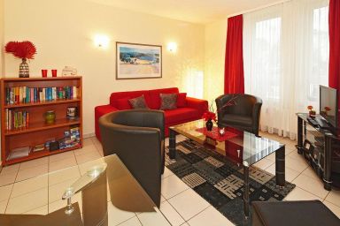 Strand-Park - Ferienwohnung in toller Lage mit sonniger Terrasse und direktem Strandzugang