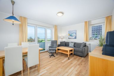 Hus Inselkieker - Ferienwohnung an der Nordsee mit Balkon, Meerblick und direktem Strandzugang