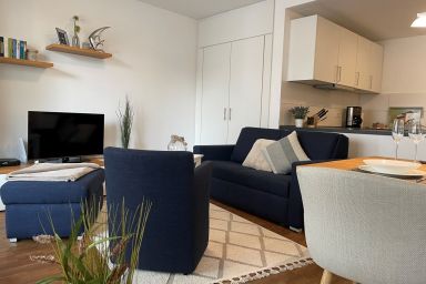 DünenResort Binz - Tolles Familienapartment nur 150 m zum Ostseestrand mit Balkon & Fußbodenheizung