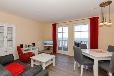 Meeresblick - Ferienwohnung in erster Reihe am Strand mit Balkon und großartigem Meerblick!