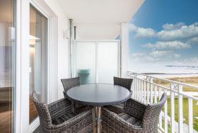 Balkon mit Zugang zum Wohn-/Essbereich