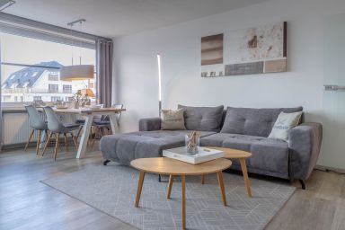 Brandenburg 7 - Moderne 2-Zimmerwohnung in Westerland, in direkter Strandlage mit Balkon.