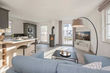Ferienhaus Örnie mit Sauna, Kamin und Sonnenterrasse - Modernes Ferienhaus mit Sauna & Garten in ruhiger Lage