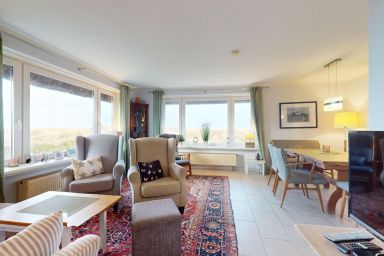 Haus Oberberg - Gemütliches Reetdachhaus für 6 Personen in den Dünen von Hörnum – Meerblick und Strandnähe inklusive