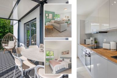 Ferienwohnung Peppi - Moderne XXL-Ferienwohnung mit Balkon, fußläufig zum Strand & See