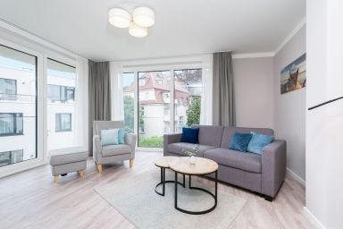 Godewindpark Travemünde - Familienfreundliches und stilvoll eingerichtetes Ferienapartment für 4 Personen