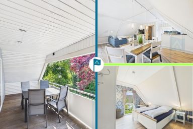 Balkon Hüs - Eine traumhafte Wohnung mit riesigem, überdachten Balkon
